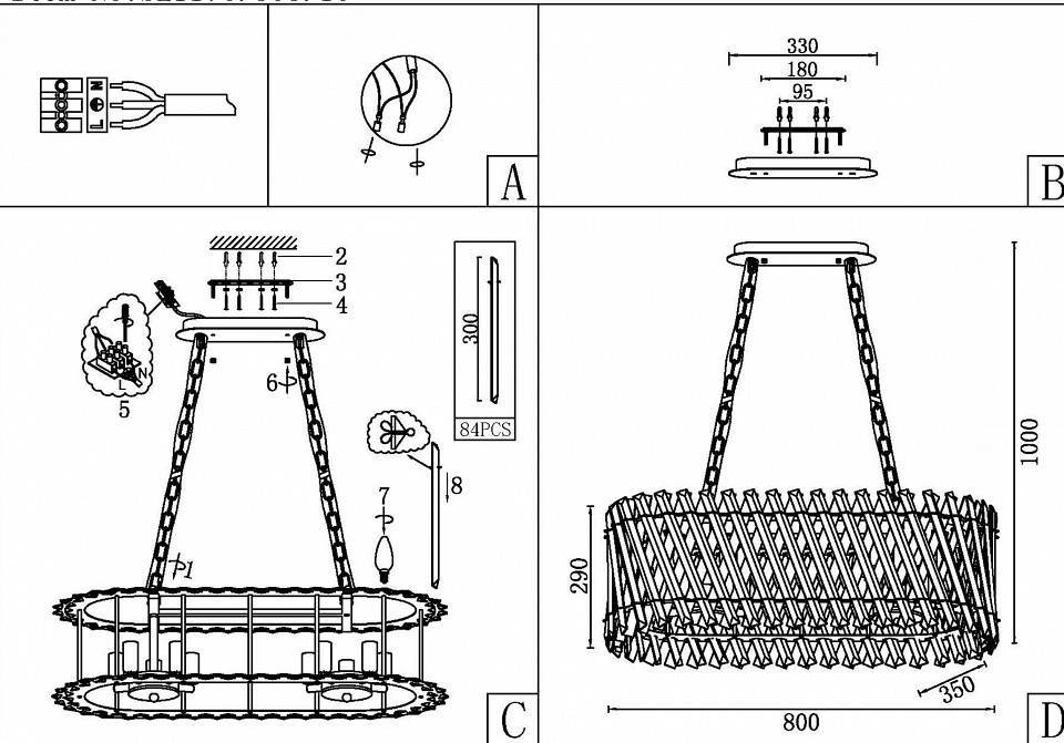 Подвесной светильник ST-Luce Fabio SL1170.303.10