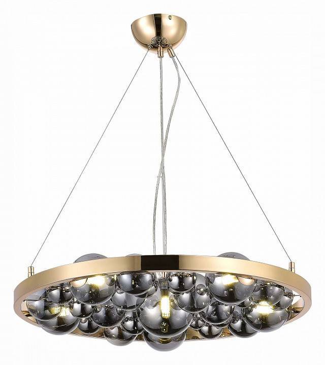 Подвесная люстра ST-Luce Olmi 6 ламп хром/белый SL1510.203.06