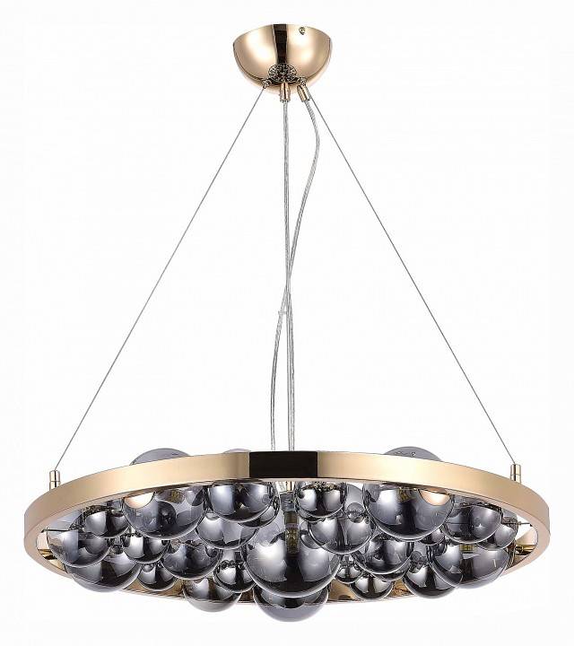 Подвесная люстра ST-Luce Olmi 6 ламп хром/белый SL1510.203.06