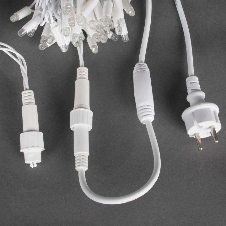 Гирлянда нить Sneha A-047B 100 LED 10 м IP44 белый свет A-047B WT