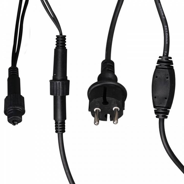 Бахрома световая Sneha A-520 3x0.5 м белый с мерцанием A-520 LED W FLASH