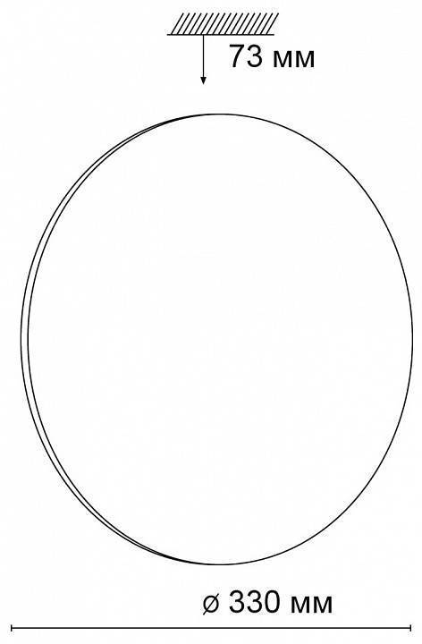 Накладной светильник Sonex Vaka 3042/CL