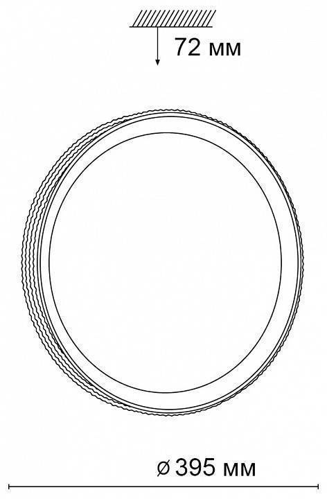 Накладной светильник Sonex Shiny 3049/DL