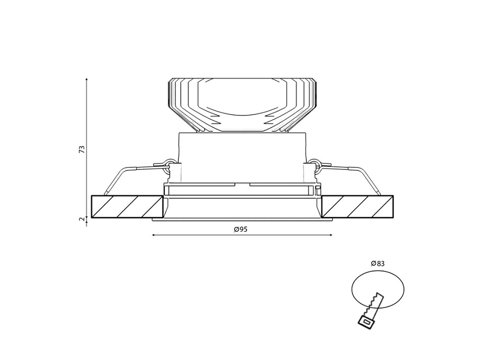Корпус на 1 пост SWG PRO COMBO COMBO-41-WH