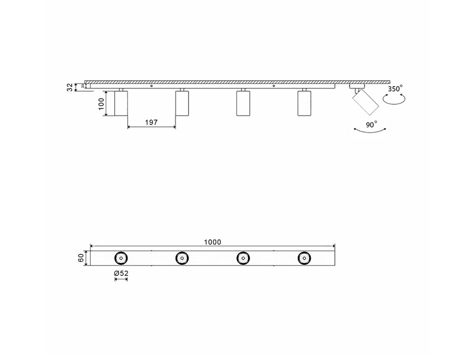 Основание SWG PRO Mini Villy MINI-VL-M14-WH