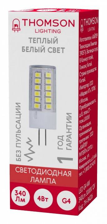 Лампа светодиодная Thomson G4 4 Вт 3000 K TH-B4226