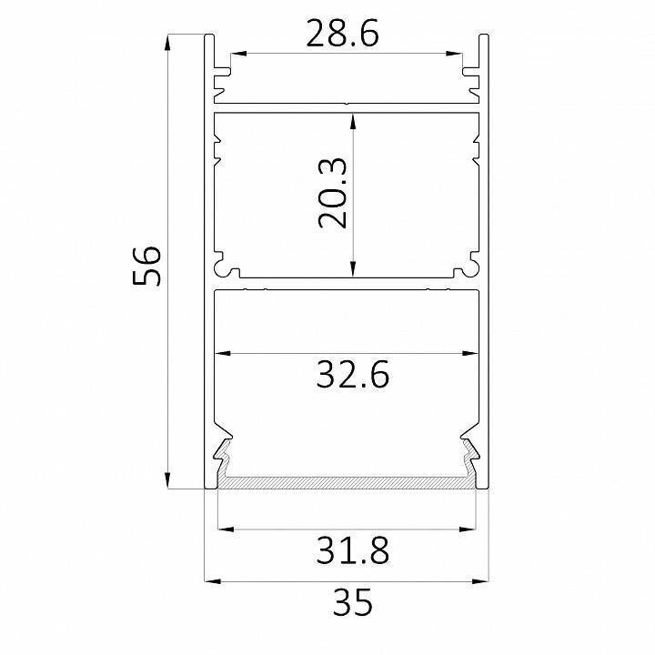 Накладной светильник De Markt LINE 6063 0412603