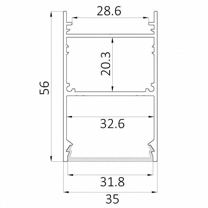 Накладной светильник De Markt LINE 6063 0412604