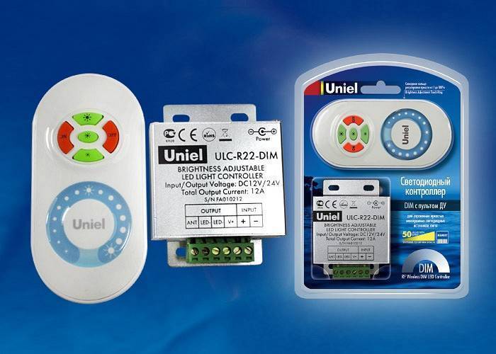 Контроллер-диммер с пультом ДУ Uniel ULC-R22-DIM 5947