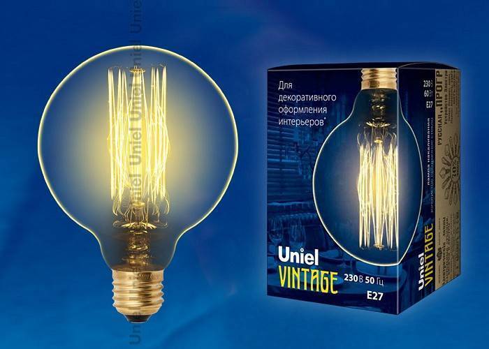 Лампа накаливания Uniel IL-V E27 60Вт K UL-00000478
