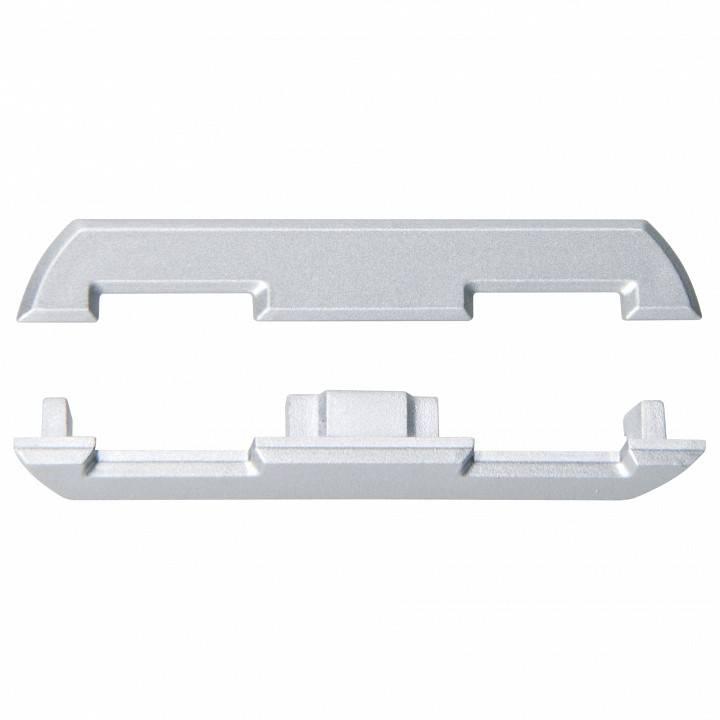 Заглушка для профиля Uniel UFE-N08 SILVER B UL-00000628