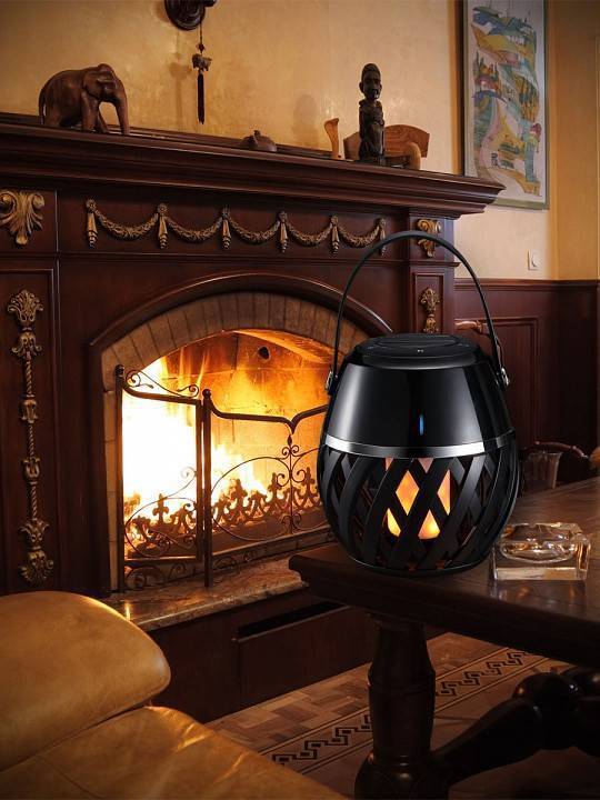 Колонка звуковая Uniel Flame Black UL-00006768