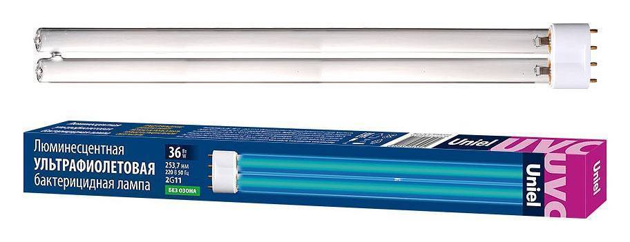 Лампа бактерицидная Uniel  2G11 36Вт K UL-00007274