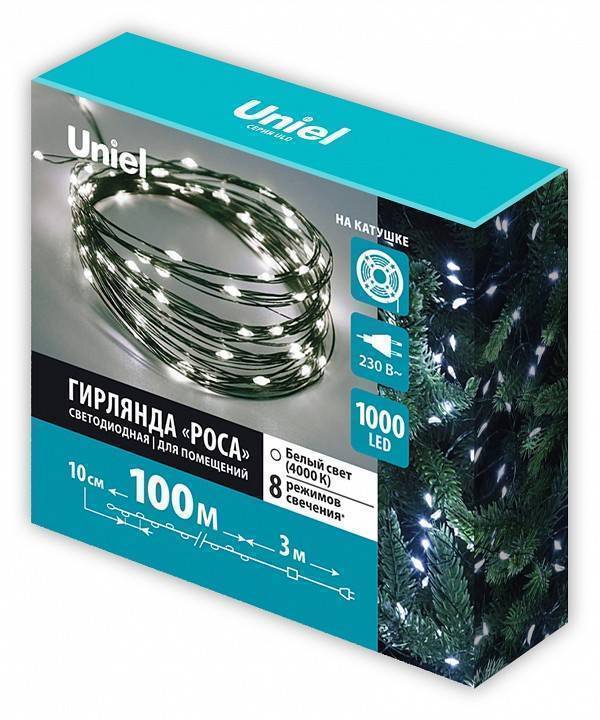 Гирлянда Нить Uniel ULD-S 20 м 200 LED IP20 белый UL-00012088