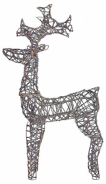 Фигура световая Uniel Олень-3 57х98 см теплый белый IP44 UL-00012363