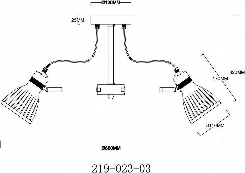Люстра на штанге Velante  219-023-03