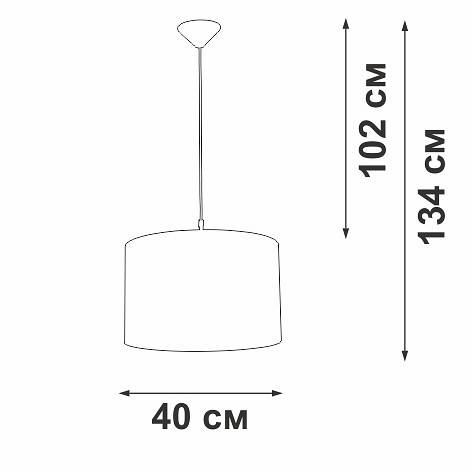 Подвесной светильник Vitaluce V2827 V2827-1/1S