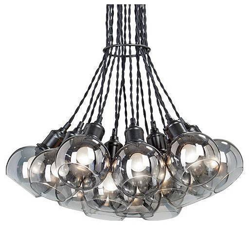 Подвесная люстра Vitaluce Шарики 16 ламп V4360-1/16S