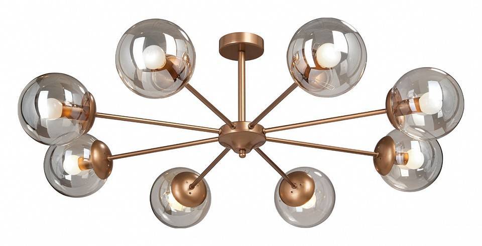 Люстра на штанге Vitaluce V4864 8 ламп V4864-8/8PL