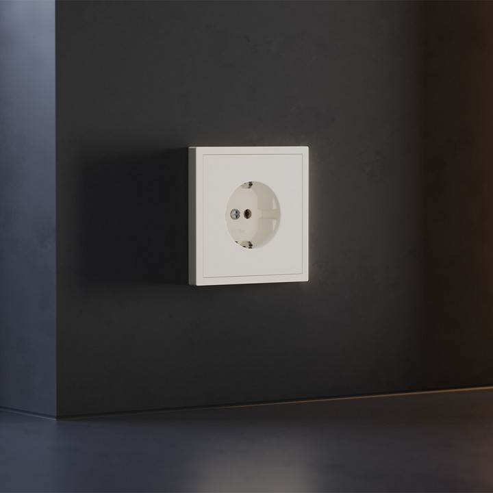 Накладка для розетки с заземлением Voltum S70 VLS000613