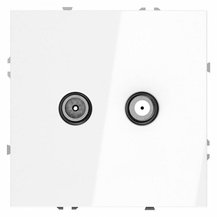 ТВ-розетка и SAT-розетка оконечная без рамки Voltum S70 VLS060401