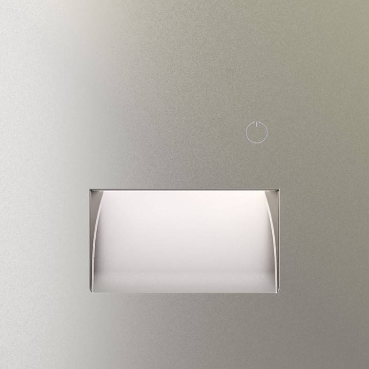 Заглушка для поста с подсветкой, без рамки Voltum S70 VLS070704