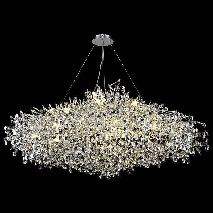 Подвесная люстра Wertmark Alessia 21 лампа WE188.21.203