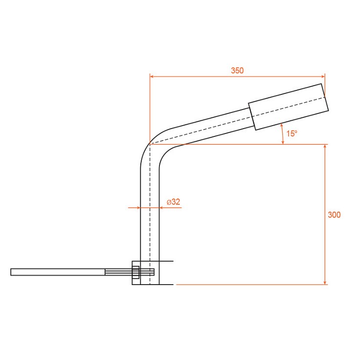 Крепление для фонарного столба Wolta  К1П-03-035-1-012х06-С