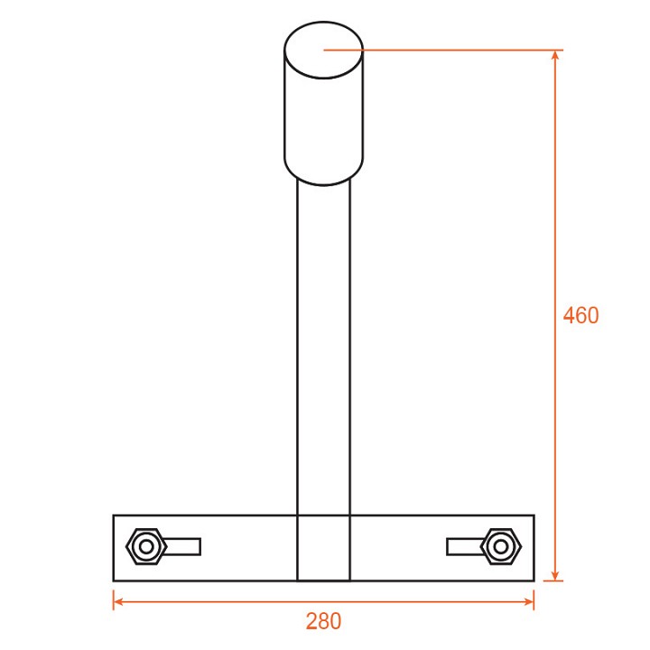 Крепление для фонарного столба Wolta  К1П-03-035-1-012х06-С