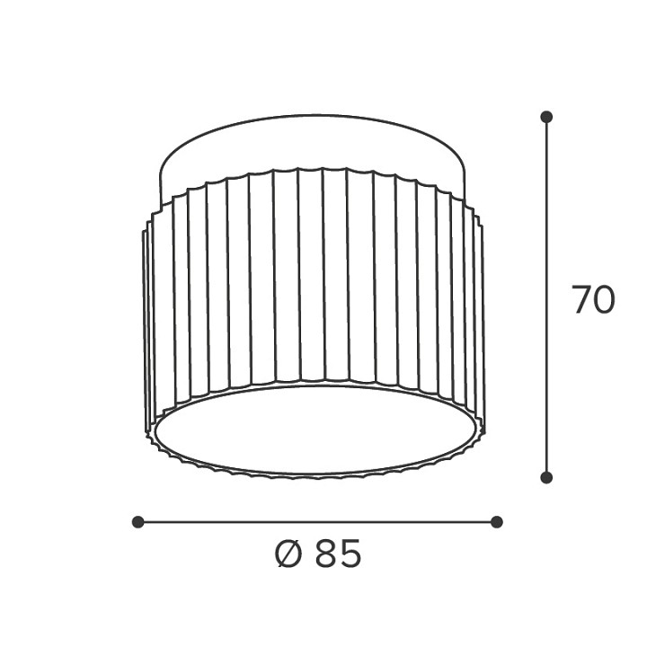 Накладной светильник Wolta MUSE WSL-GX53/19BG