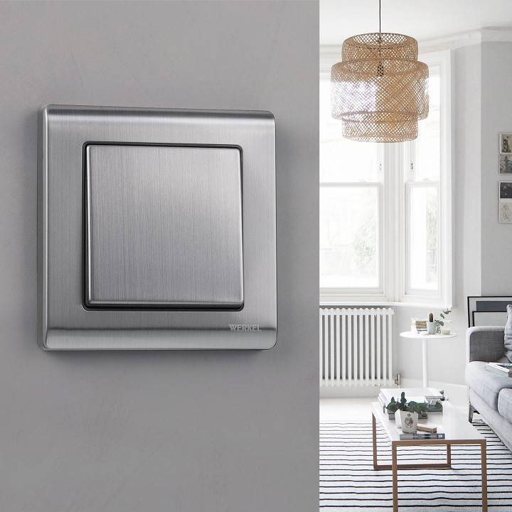 Рамка 1-постовая Werkel Metallic W0011602