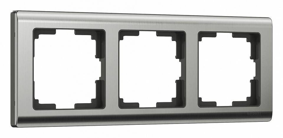 Рамка на 3 поста Werkel Favorit Metallic W0031602