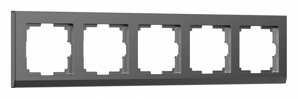 Рамка на 5 постов Werkel Stark графит матовый W0051864