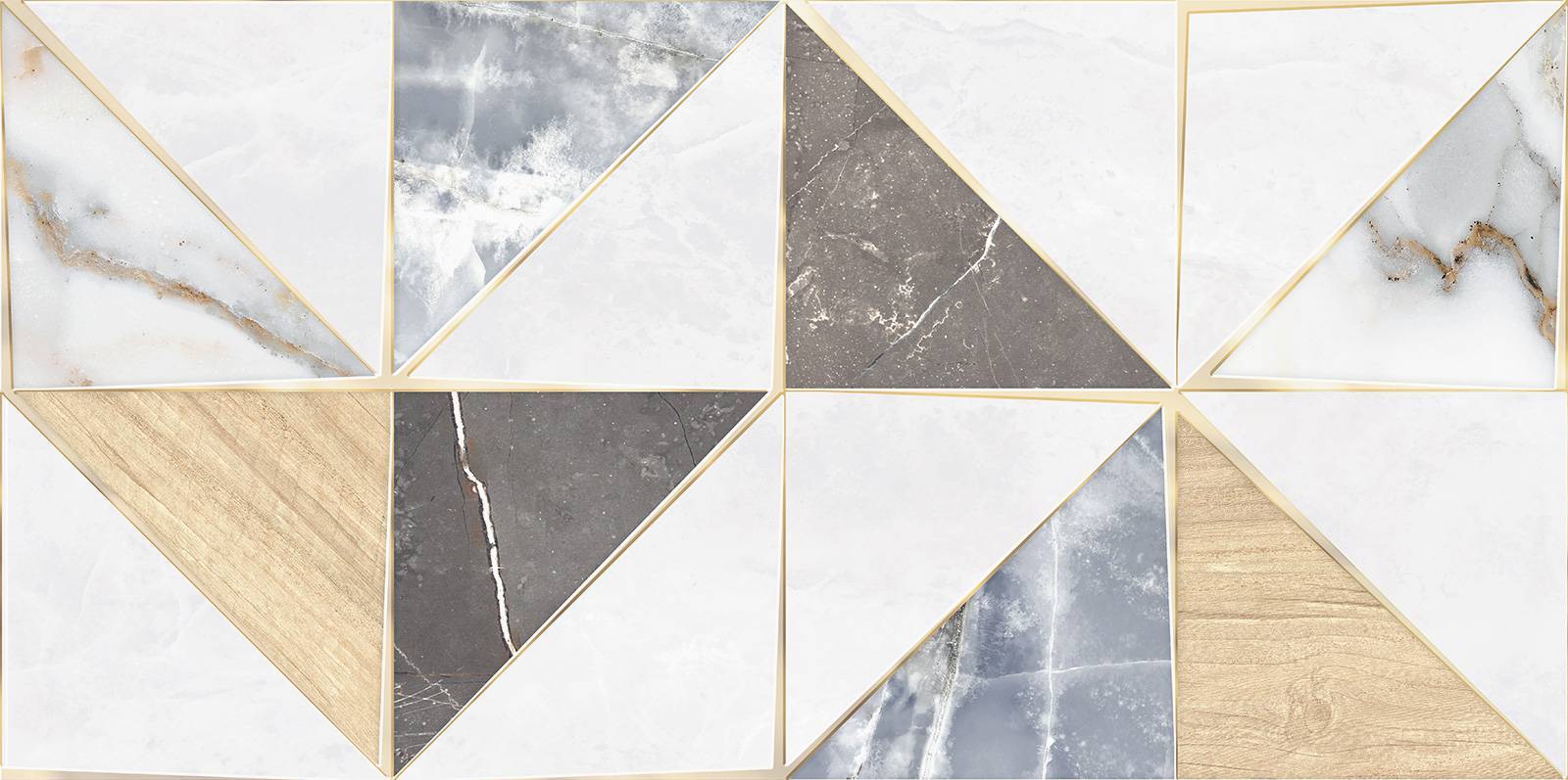 Плитка настенная Alma Ceramica Triangle Mix WT9TRI55 24.9х50 см