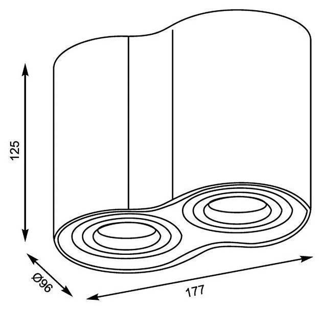 Светильник накладной Zuma Line Rondoo 50407-GD
