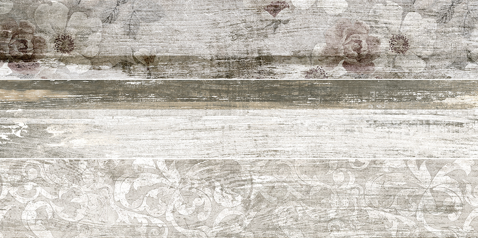 Плитка настенная Laparet Next серый узор 25х50 см 34100