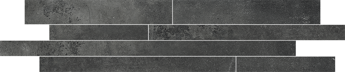 Мозаика Laparet Ferry графитовый 14.4х69 см 9999287116