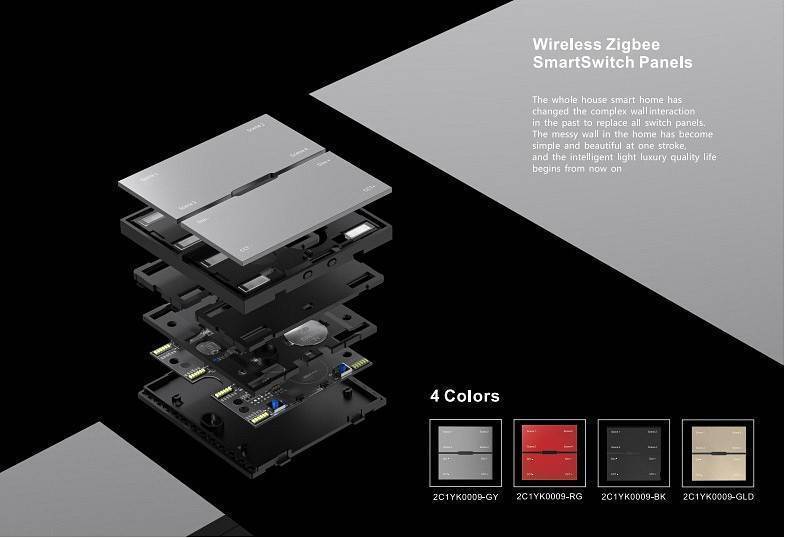 Панель универсальная сенсорная накладная iLedex Technical VISION48/22 SP 48V-4-BK