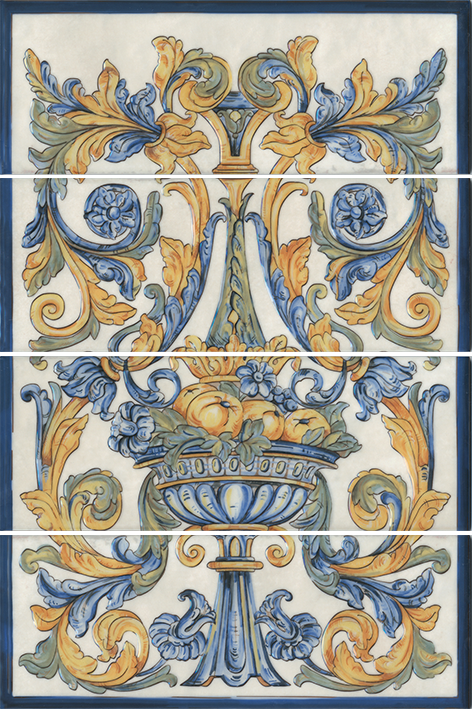 Панно Kerama Marazzi Площадь Испании 600х400 мм HGD/A347/4x/15129