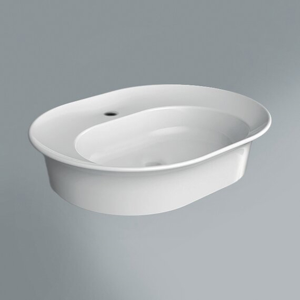 Раковина накладная Kerama Marazzi CANALETTO 60 см белая глянцевая CN.wb.60