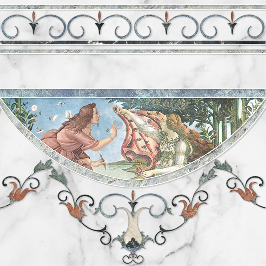 Декор Europa Ceramica Cenefa Louvre A 45х45 см х9999008425