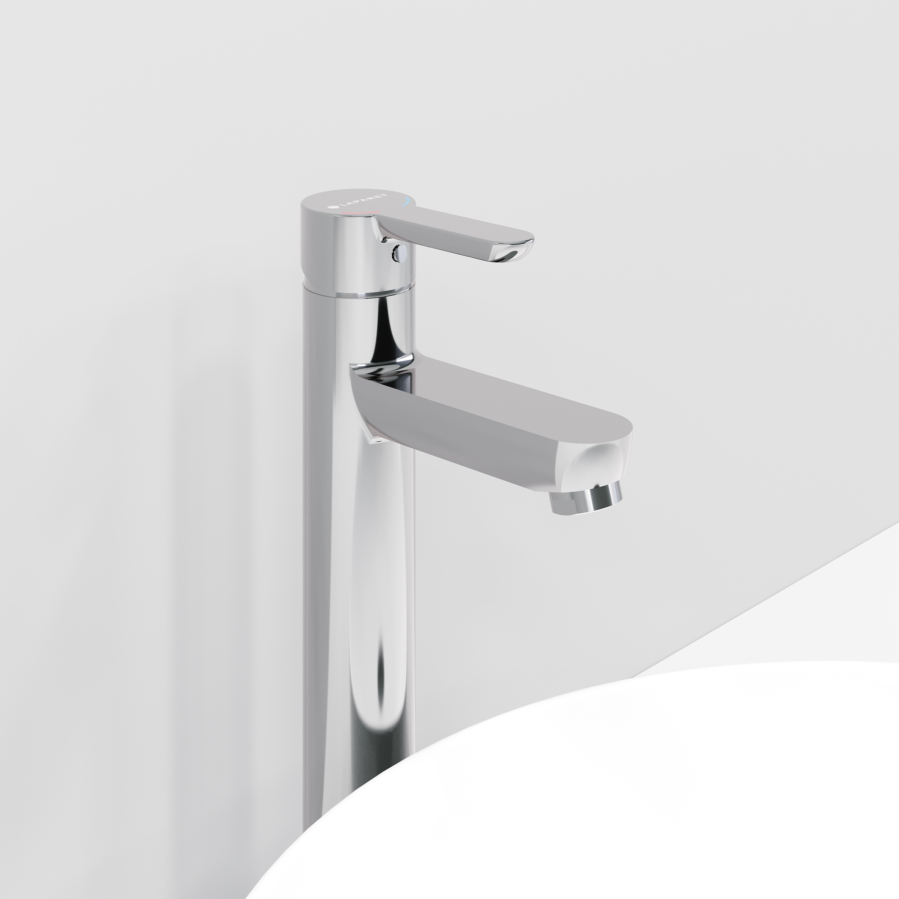 Смеситель для раковины Laparet Legna высокий хром N3014402LPT