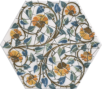 Декор лаппатированный Kerama Marazzi Парк Гуэля 29х33.4 см HGD\A386\SG2700L