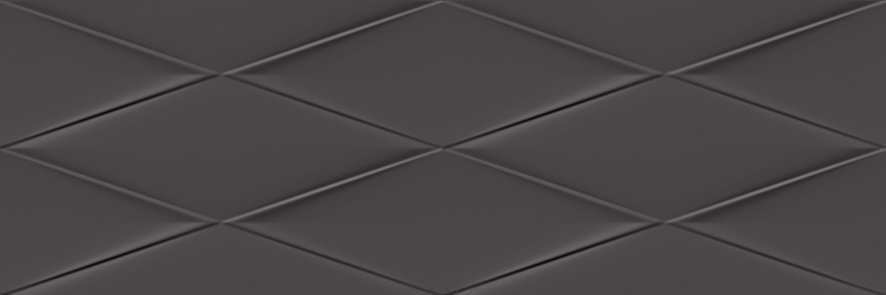 Плитка настенная Cersanit Vegas рельеф черный 25х75 см VGU232-53