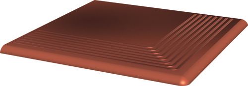 Ступень угловая Paradyz Cloud Rosa 300x300 мм 10 шт. Z---300X300-1-CLOU.ROSN-S