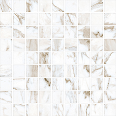 Мозаика Kerranova Marble Trend K-1001/LR/m01 Calacatta 30x30 см K-1001/LR/m01/300x300x10
