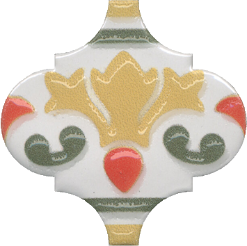 Декор Kerama Marazzi Арабески Майолика орнамент 6.5х6.5 см OS/A28/65000