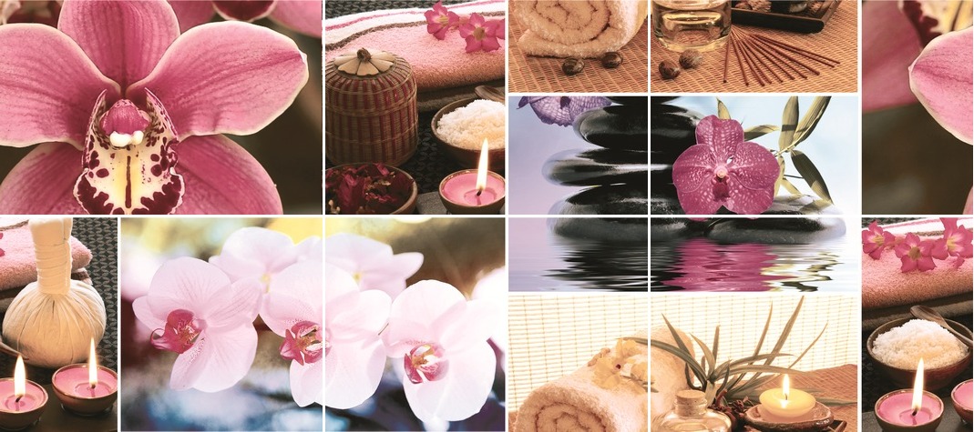 Панно Дельта Керамика Romance P6D184 90х40 см (из 6 плиток)