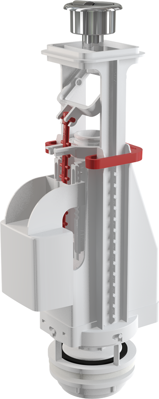Сливной механизм для бачка AlcaPlast с двойной кнопкой A08A