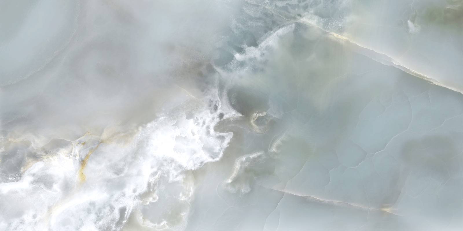 Керамогранит Ametis by Estima Monaco Onyx Aqua полированный 600x1200x7 мм 60120MCA14P